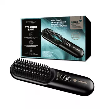 Revamp BR-1950 Straight & Go cordless ionic hot brush