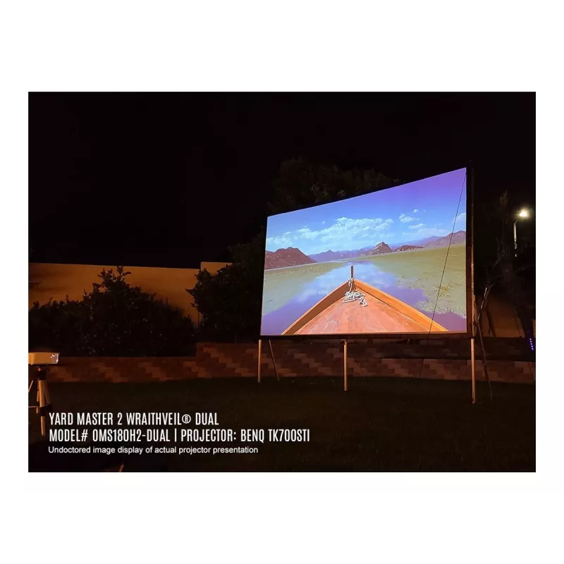 Elite Screens | Yard Master 2 Mobile Outdoor screen CineWhite | OMS120H2 | Diagonal 120 inch | 16:9 | Viewable screen width (W) 266 cm