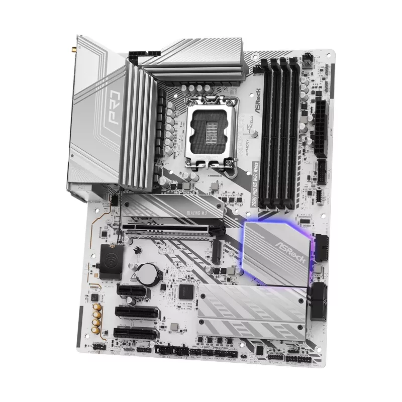 Motherboard ASRock Z890 Pro RS WiFi White Intel Z890 LGA 1851 ATX