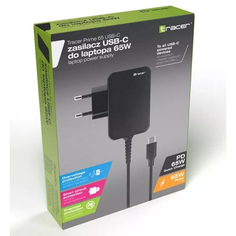 power adapter for Notebook Prime 65W USB C