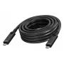 Vision - USB Cable - 24 pin USB-C (M) to 24 pin USB-C (M) - USB 3,2 Gen 1 / DisplayPort 2,1 - 3 A - 10,0m - Active Optical Cable (AOC), USB Power Delivery (60W), Support von 4K 60 