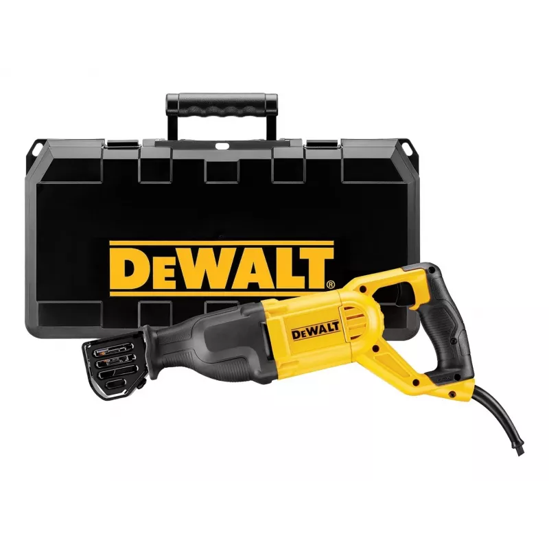 Reciprocating saw DeWALT DWE305PK, 1100 W, stroke 29 mm, max 2800 spm, cutting depth wood 280 mm, metal 100 mm, weight 3.5 kg