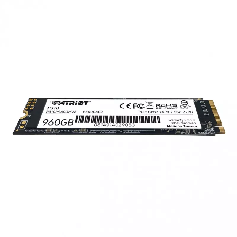 SSD drive Patriot Memory 960GB M.2 PCI Express 4.0 NVMe P310P960GM28