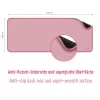 XXL desk pad for mouse and keyboard, pink