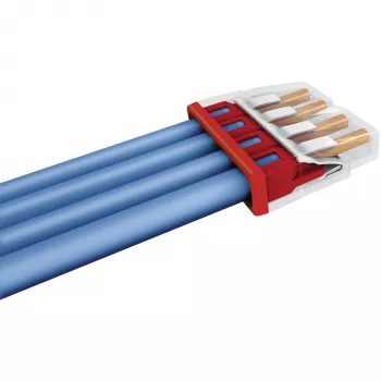 Wago terminal connector 4‑pole 0.5–2.5 mm² 24 A 400 V