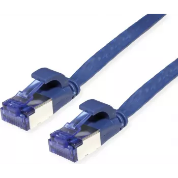 VALUE Patch Cable Cat.6A (Class EA) FTP, extra-Flat, Blue, 2 m (21.99.2152)