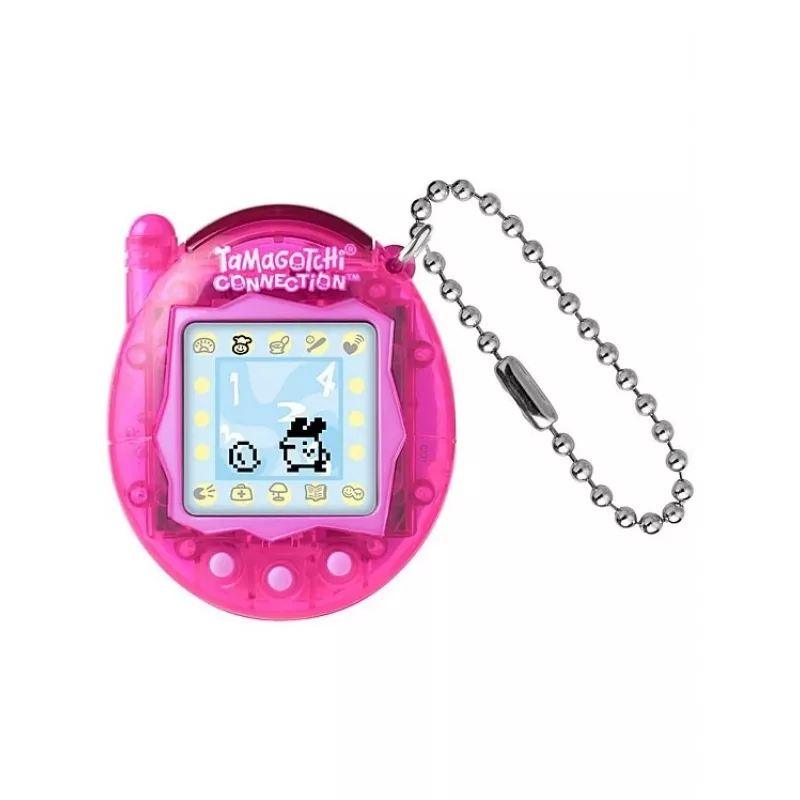 Handheld Virtual Pet Bandai Tamagotchi Connection — Translucent Pink