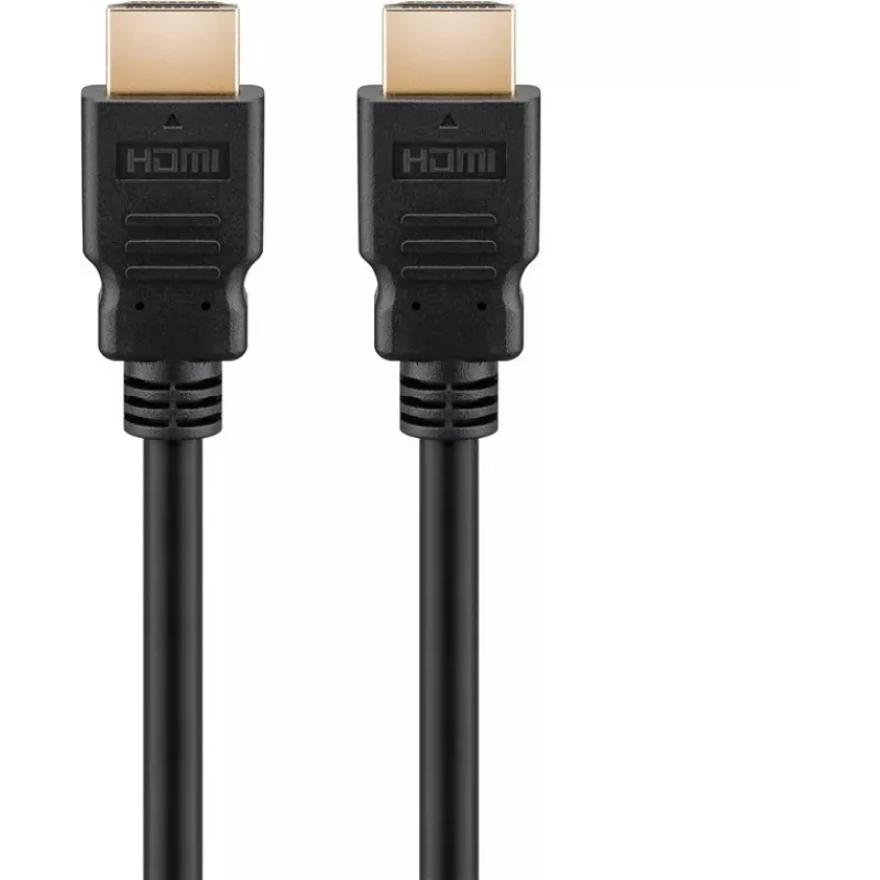 Goobay 61161 - 5 m - HDMI Typ A (Standard) - HDMI Typ A (Standard) - 10,2 Gbit/s - Audio Return Channel (ARC) - Black (61161)