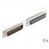 D-Sub HD 50 pin male metal solder version 2 pieces DeLOCK 66705