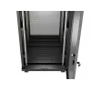 Rack cabinet LANBERG FF01-6624-23BL 24U freestanding 19 inch 600×600 mm IP20 black