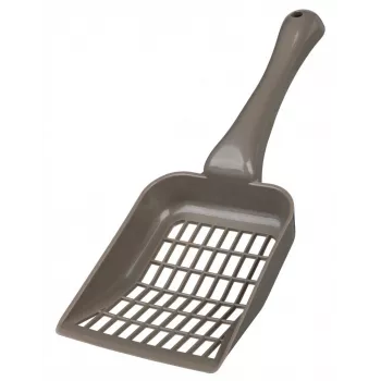Litter scoop Trixie 4049 plastic sieve beige — for cats and small pets, 1 pc, lightweight