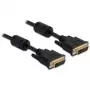 DVI Cable DeLOCK 24+5 male to DVI 24+5 male 3 m black