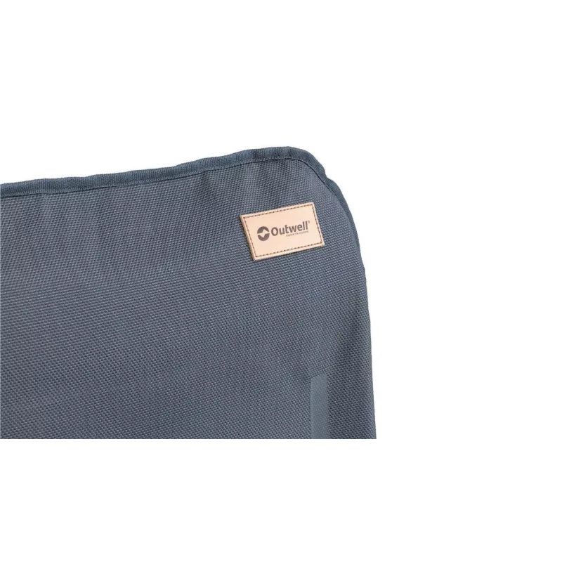 Camping chair Outwell Cromer — 2-leg folding chair, max load 120 kg, weight 5.4 kg, blue