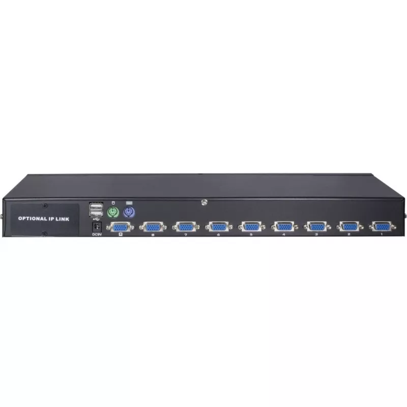 Inter-Tech KVM AS-9108DU Rack-installation Black Keyboard/Video/Mouse (KVM)-Switch (88887233)