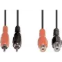 Audio Cable e+p B 98/5 5m 2 x RCA Black Red