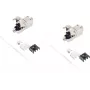 Keystone RJ45 Cat 6A connector ShiverPeaks BS08-10002-2 toolless, pack of 2