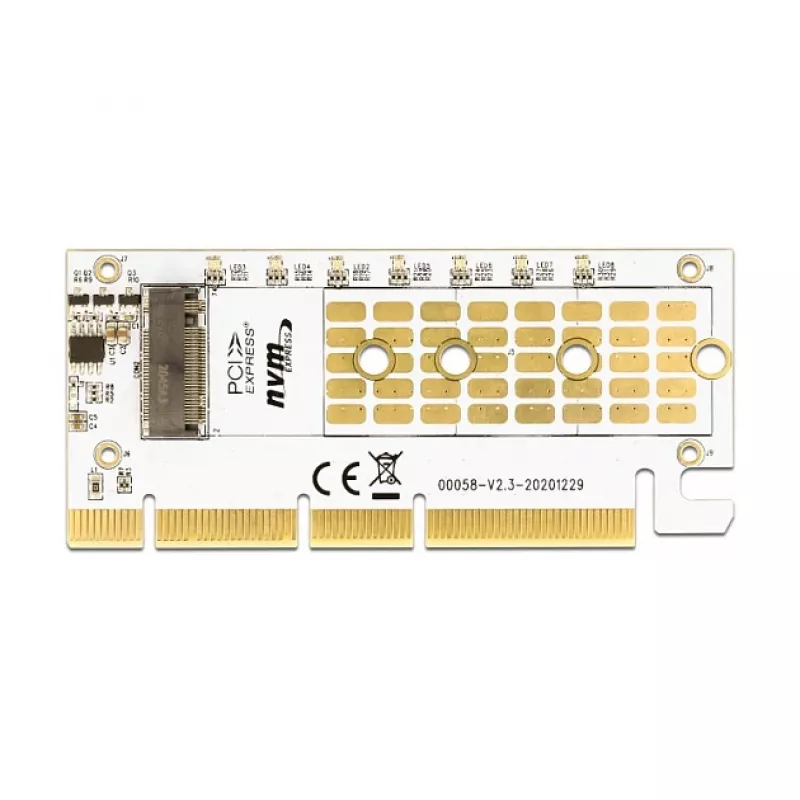 PCI Express x16 Card DeLOCK 90566 NVMe M.2 Key M