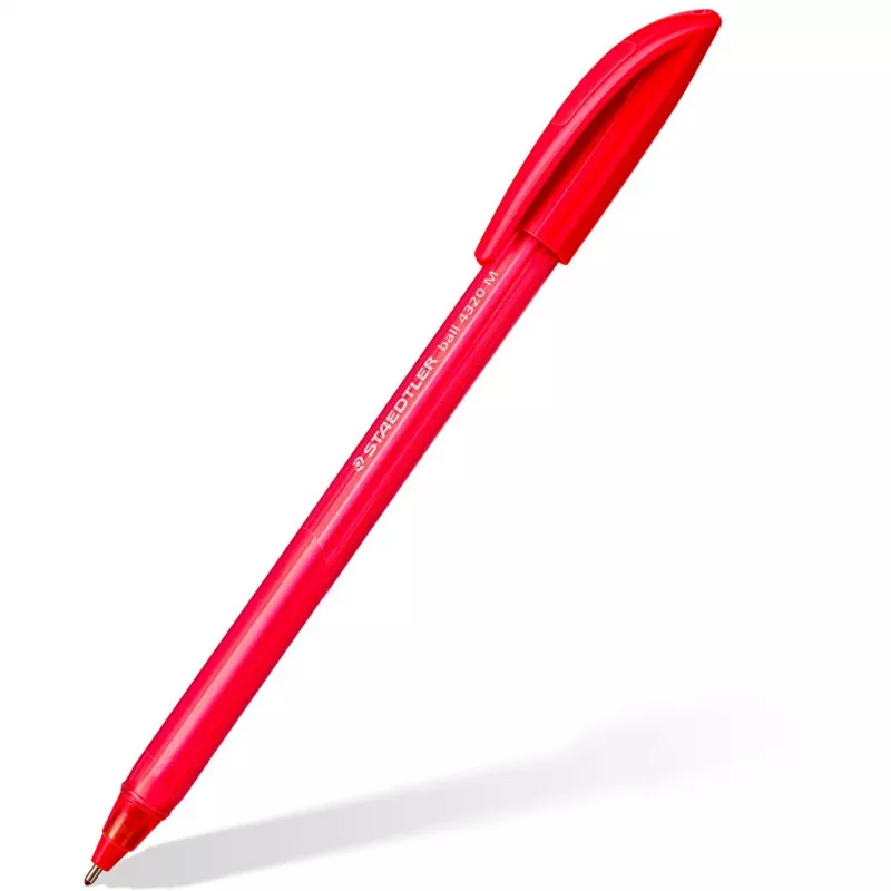 Ballpoint pen Staedtler 4320MC10E1, triangular barrel, assorted ink colours, pack of 10
