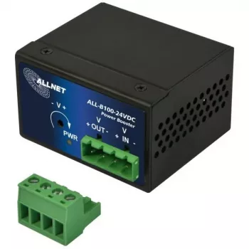 DC-DC Power Booster ALLNET ALL-B100-24VDC: 24VDC input to 48–55VDC output, up to 95W