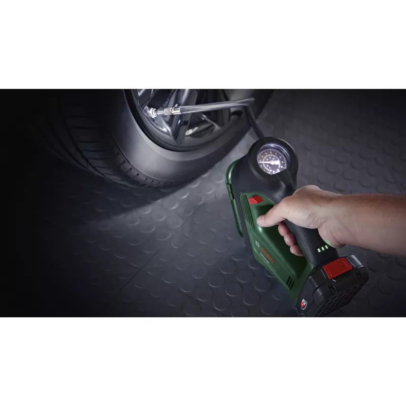 Electric air pump Bosch Universal Pump 18V — 10.3 bar, 30 l/min, Li‑Ion battery