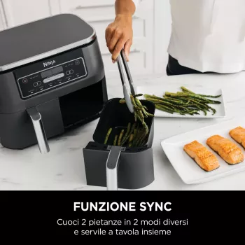 Ninja AF300 Double 7.6 L Stand-alone 1690 W Hot air fryer Black