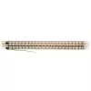 Tripp N254-048-SH-6A 48 Ports 1 HE rack mounting shielded Cat6a STP Feed-Through Patch Panel - RJ45 Ethernet - TAA - 10 Gigabit Ethernet - RJ-45 - Cat6a - Silver - White - Rackeinb