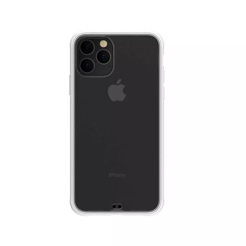 Protective phone case Devia Soft Elegant anti-shock for iPhone 11 Pro Max, white, soft-touch, shock-absorbing