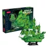 3D Puzzle model Flying Dutchman that glows in the dark, cubicfun 306-T4041H