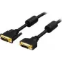 DVI cable Deltaco DVI-602A 2 m DVI-D Black