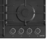Gorenje Hob GW642AB Gas Number of burners/cooking zones 4 Rotary knobs Black