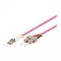 Patch Cable LWL Duplex OM4 (Multimode, 50/125) LC/SC, LSZH, reversible polarity, 0,5m, Good Connections®