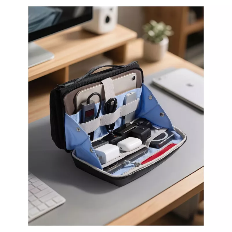 inateck Cable Bag 28cm * 17cm * 11,8cm black