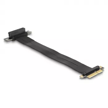 DeLOCK Riser Card PCI Express x4 male to x4 slot 90° angled with cable 30 cm