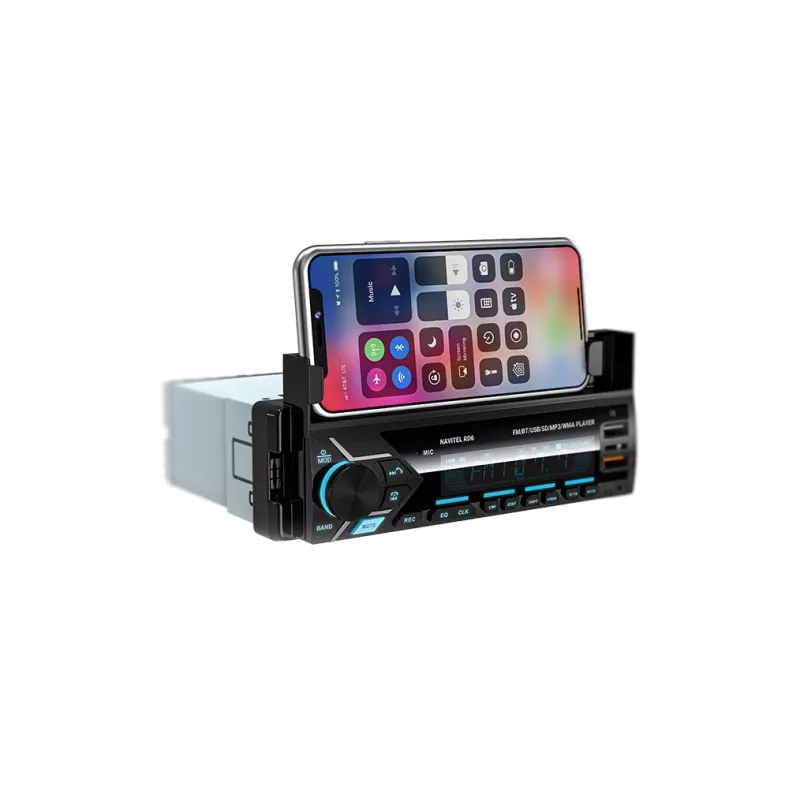 Car digital media receiver Navitel RD6 — 4x45 W audio player, digital and external source playback, single-DIN fit