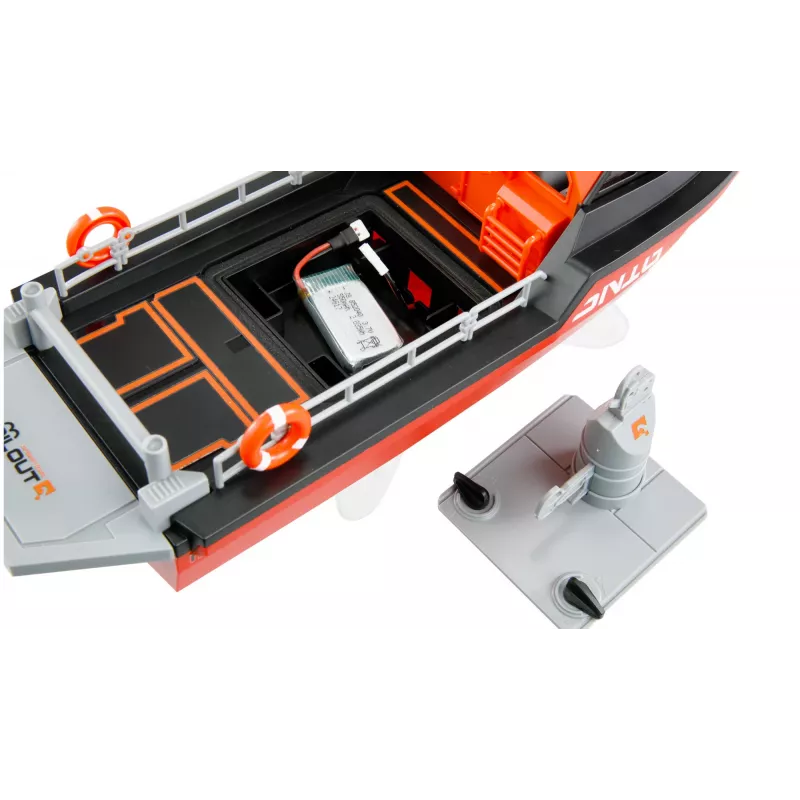 Amewi Rescue Boat 26117 — Brushless Jet Drive, 320 mm, Black/Red