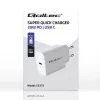 QOLTEC Super Quick PD Charger 20W USB-C (5V/12V) – Portable Fast Charger