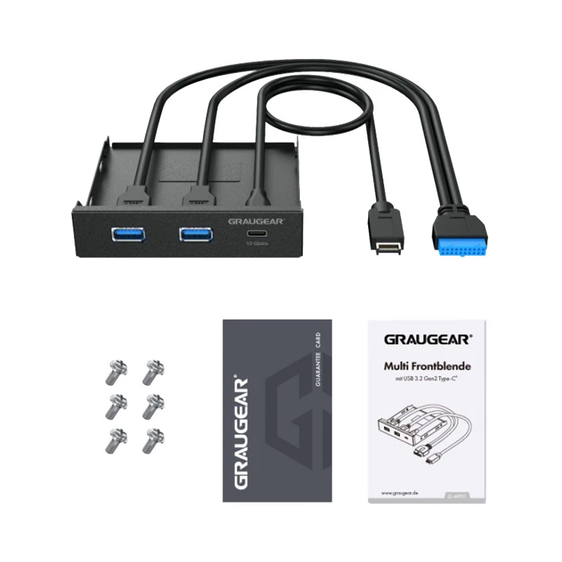 Internal Interface Cards/Adapter GRAUGEAR G-MP01 Black 102x102x25mm