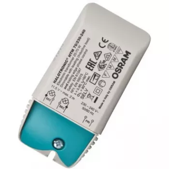 Osram HTM 150/230…240 - Electronic Lighting Transformer - turquoise - White - 230 - 240 V - II - 15,3 cm - 54 mm