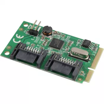 Delock Mini PCIe I/O PCIe full size 2 x SATA 6 Gb/s (95233)