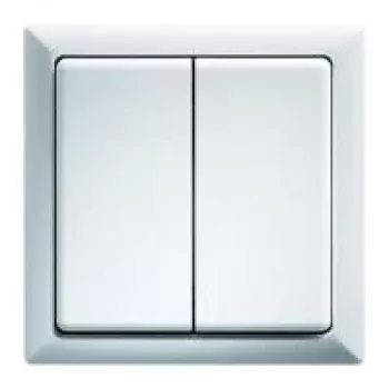 Wireless switch Eltako FT4F-rw white – push-button radio switch, 4 channels