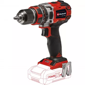 Pistol Grip Drill Einhell TE-CD 18/50 Li-i BL Solo, 1.22 kg, Black, Grey, Red