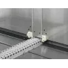 Rack plate Rittal 4590.700, steel, silver finish, single-piece