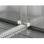Rack plate Rittal 4590.700, steel, silver finish, single-piece