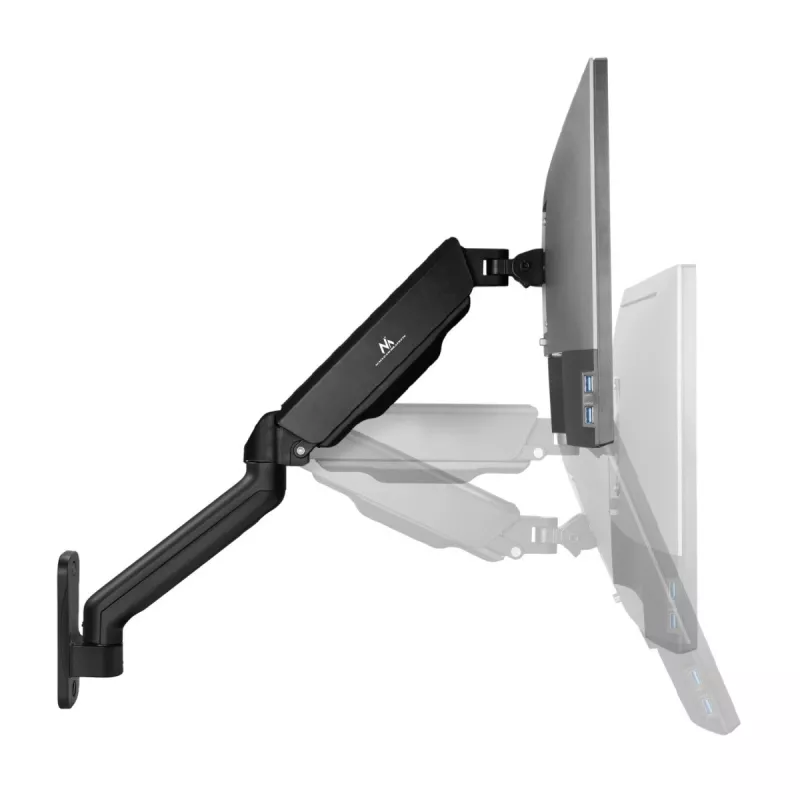 Wall Mount for Monitor MACLEAN MC-332, supports 17 inch–32 inch screens, fixed tilt, VESA compatible