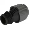 Sprinklersystem connector 25mm > 1, black connector/Grey