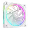 12 cm case fan DeepCool FL12 WH — 3-pack, 120×120×25 mm, 2150 RPM, 55 CFM, Fluid Dynamic Bearing, PWM, multi-LED, 4-pin
