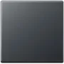 Cover plate Jung A 590 BF ANM anthracite for compatible switch ranges, IP44 protection