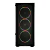 PC Case IBOX LUPUS 27 Midi Tower ATX, tempered glass, RGB, 455×200×380 mm, supports ATX, GPU up to 32 cm