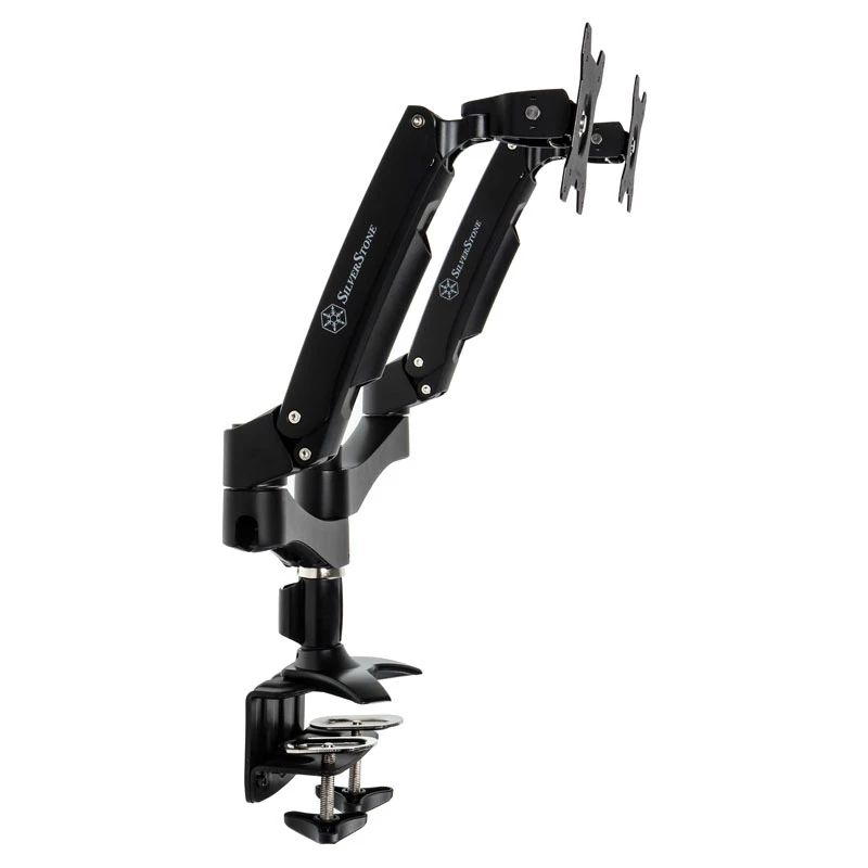 SilverStone SST-ARM22BC Dual Monitor Mount - black