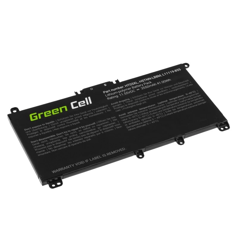 Green Cell GC-HP163 Laptop Battery HT03XL 11.4V 3400mAh HP Mobilit